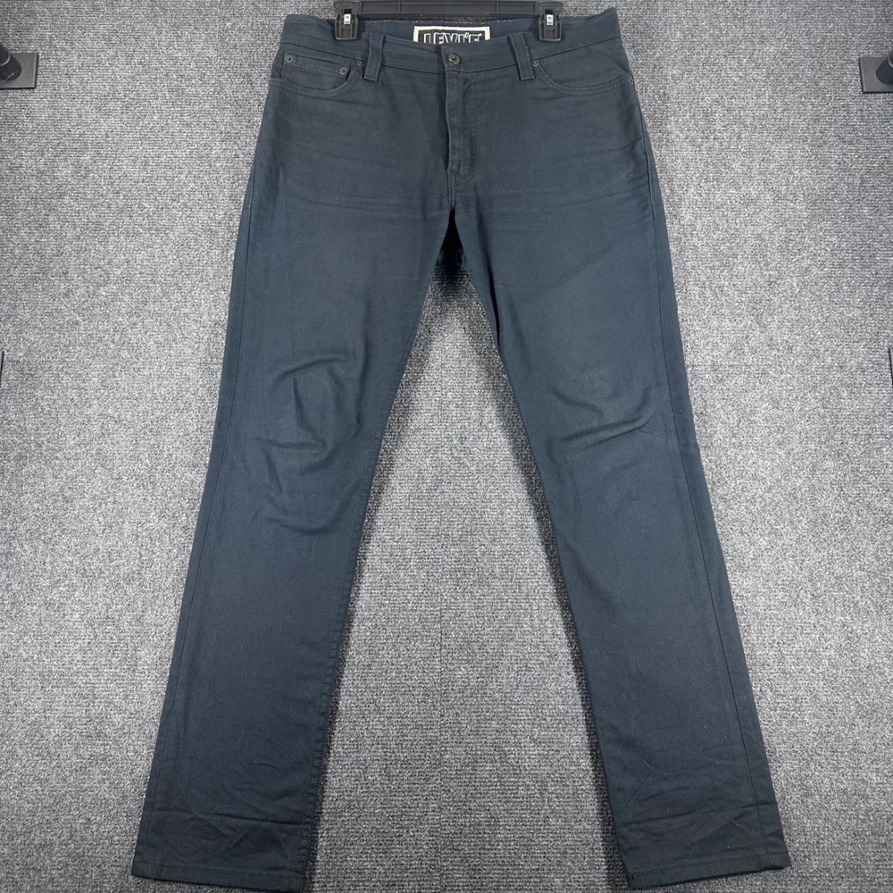 Levi's 510 Super Skinny Jeans Mens 34x30 W34 L30 Black Stretch Denim Pants
